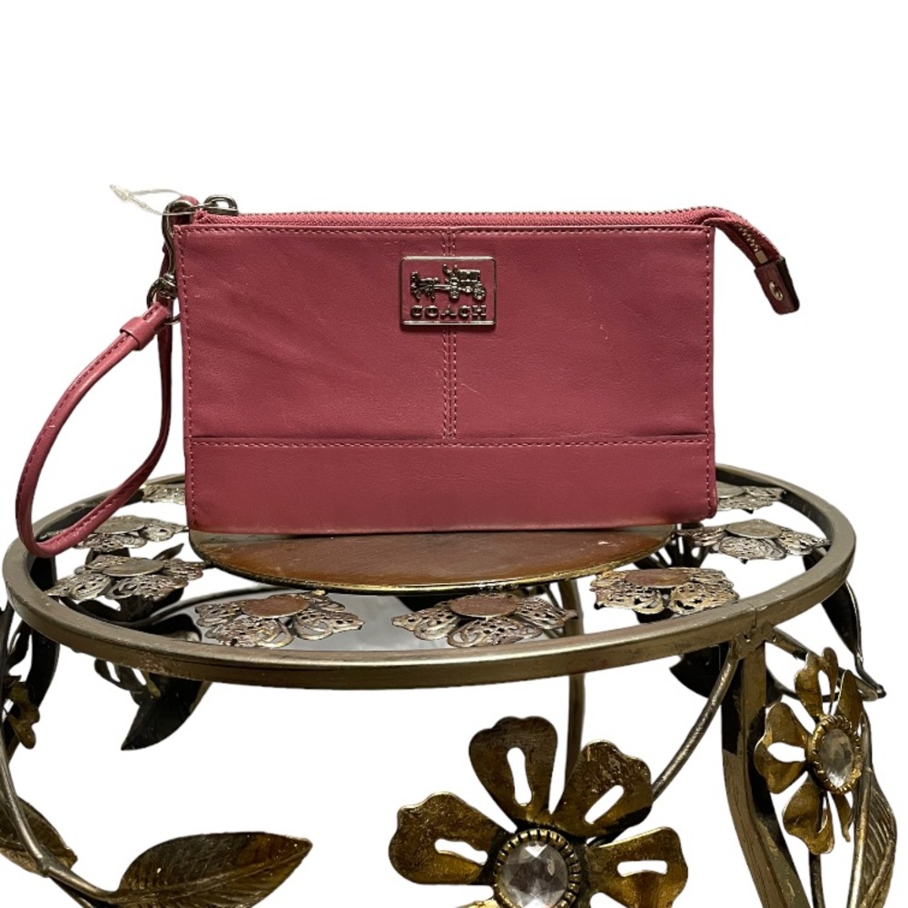 Vintage Coach Wallet Wristlet Barbie Pink